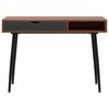 vidaXL Computer Desk Brown Engineered wood Medium Computer Desk