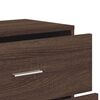 vidaXL Sideboard Brown Oak Engineered Wood Medium Storage Sideboard