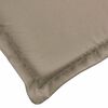 vidaXL Deck Chair Cushion Taupe Oxford fabric (100% polyester) Standard