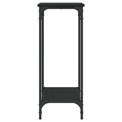 vidaXL Console Table Black 29.5"x12"x29.5" Engineered Wood