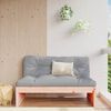 vidaXL Garden Middle Sofa Natural Wood Solid Douglas Fir wood Medium