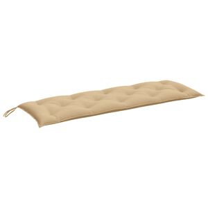 vidaXL Garden Bench Cushion Melange beige 100% polyester