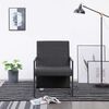 vidaXL Armchair Dark gray