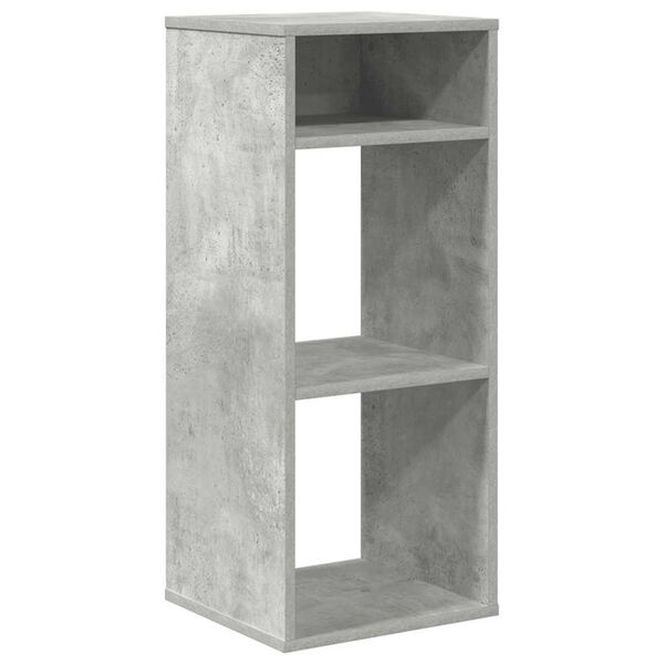 vidaXL Book Cabinet Concrete grey Engineered wood Tall Book Cabinet