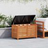 vidaXL Garden Storage Box Reddish-brown Solid eucalyptus wood Medium