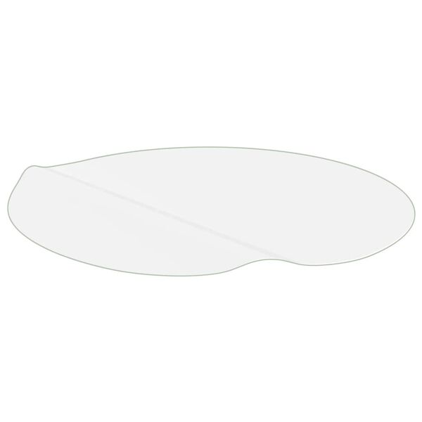 vidaXL Table Protector Clear PVC Ø 43.3 in Scratch-resistant Round
