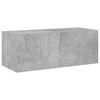 vidaXL TV Wall Cabinet Concrete Grey Engineered wood Medium