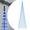 vidaXL LED Christmas Tree Blue Copper, Iron Large LED Christmas Tree