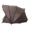 vidaXL Fishing Tent 5-Person Brown Waterproof