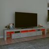vidaXL TV Cabinet Concrete Grey Engineered Wood Large TV Cabinet