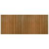vidaXL Room Divider Brown Width 157.5" Height 65.0" Bamboo