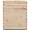 vidaXL Garden Planter Natural wood Solid pine wood Large