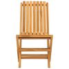 vidaXL Folding Garden Chair Set of 8 Teak Solid teak wood Standard