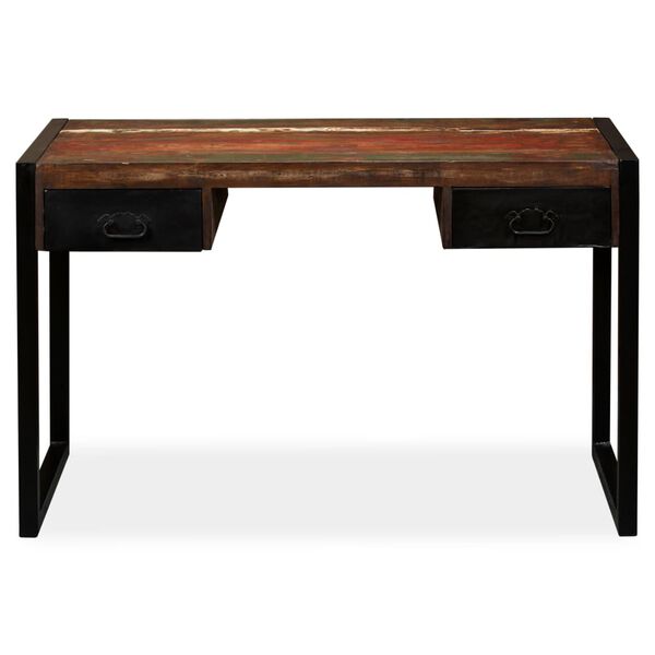 vidaXL Desk Varies Solid reclaimed wood 47.2 x 19.7 x 29.9 in Desk