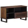 vidaXL TV Cabinet Brown Solid mango wood, steel Medium TV Cabinet