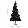 vidaXL Artificial Christmas Tree Black, Shiny Gold, Matt Gold, Bronze