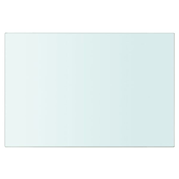 vidaXL Glass Panel Set of 2 Clear Tempered Glass Small