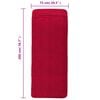 vidaXL Beach Towel Set of 2 Burgundy 84% cotton, 16% polyester