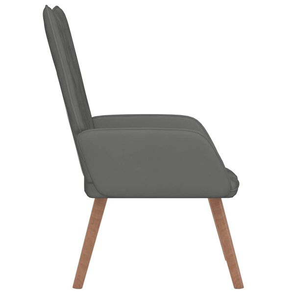 vidaXL Relaxing Chair Dark grey