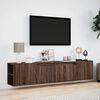 vidaXL TV Wall Cabinet Brown Oak Engineered Wood Large TV Wall Cabinet