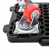 vidaXL Furniture Rollers 4 pcs with Lifter Black 5.3x5.3x1.7" 661.4 lb