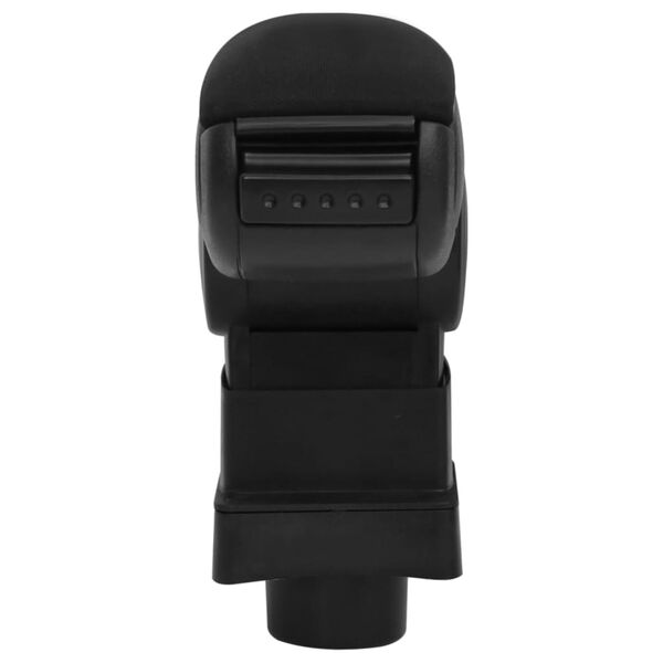 vidaXL Car Armrest Black 5.1"x12.4"x(11.4"-20.1") ABS