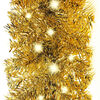 vidaXL Garland Gold PVC Large Gold Christmas Garland Other