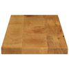 vidaXL Table Top 35.4"x11.8"x1" Rectangular Solid Wood Mango