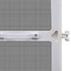 White Hinged Insect Screen for Doors 47.2"x94.5"
