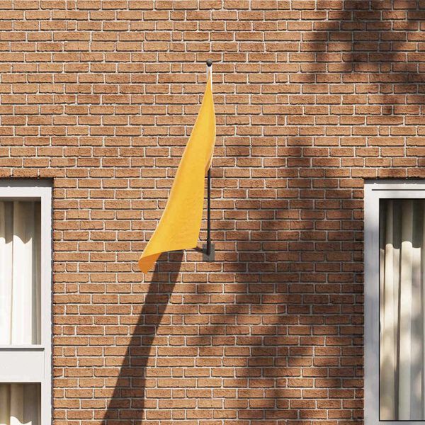 vidaXL Flag Pole Holder Black 10.5 x 7.5 cm Steel