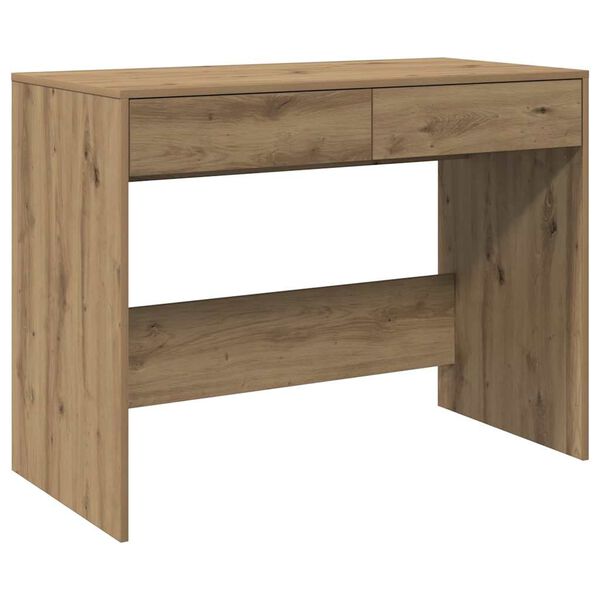 vidaXL Desk Artisan oak Engineered wood Medium Desk Rectangular