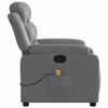 vidaXL Massage Recliner Chair Gray