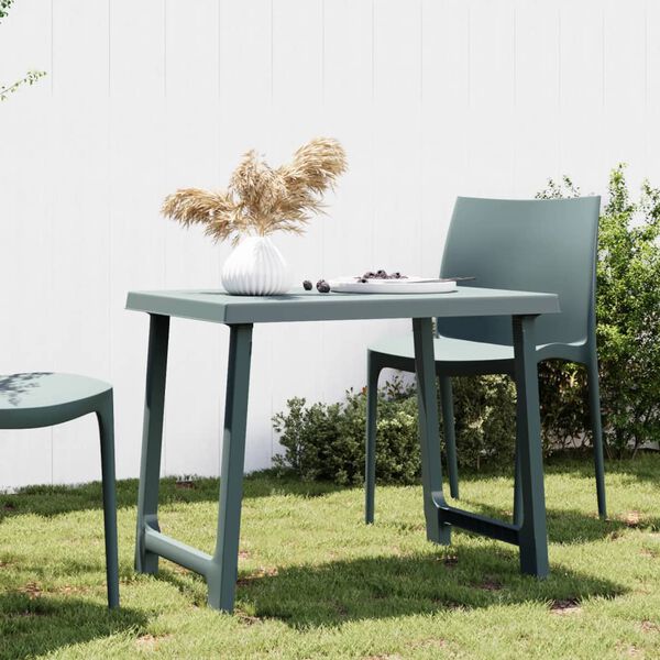 vidaXL Camping Table Green Polypropylene Medium Camping Table