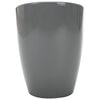 vidaXL Stool Gray Faux leather, plastic Medium Storage Stool