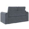vidaXL Sofa Bed Dark Grey 58.27 x 27.95 x 32.68 in Velvet