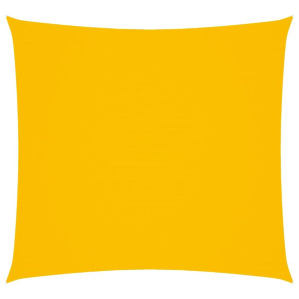 vidaXL Sunshade Sail Oxford Fabric Square 6.6‘x6.6‘ Yellow