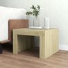 vidaXL Coffee Table Sonoma oak Engineered wood Small Durable