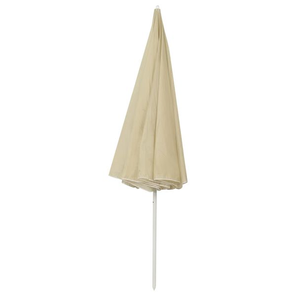 vidaXL Beach Parasol Sand Yellow 118.1"