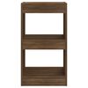vidaXL Book Cabinet Brown oak Engineered wood 15.7 x 11.8 x 28.3 in