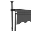 vidaXL Retractable Awning Anthracite