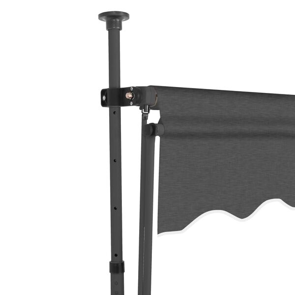 vidaXL Retractable Awning Anthracite