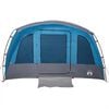 vidaXL Family Tent Tunnel 8-Person Blue Waterproof