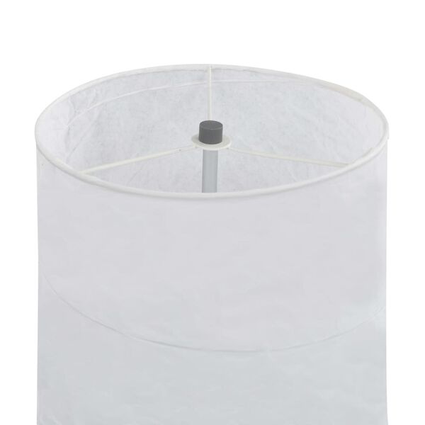 vidaXL Floor Lamp White Rice paper 47.6 in tall Light Weight