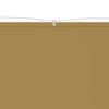 vidaXL Vertical Awning Beige Oxford fabric (100% polyester) Large
