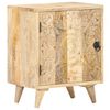 vidaXL Bedside Cabinet Natural Solid mango wood Compact Bedside Cabinet