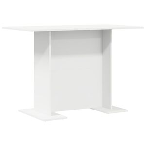 vidaXL Dining Table White 43.3" x 23.6" x 29.5" Engineered wood
