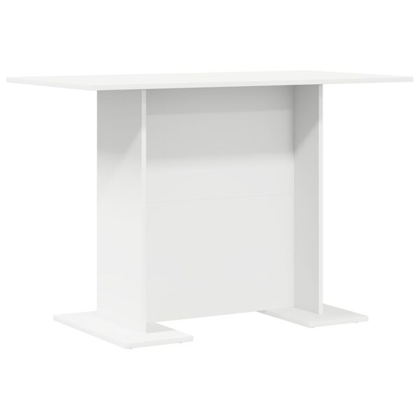 vidaXL Dining Table White 43.3" x 23.6" x 29.5" Engineered wood