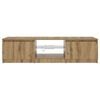 vidaXL TV Cabinet artisan oak 140 x 40 x 36 cm Engineered wood