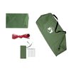 vidaXL Camping Tarp Green 196.9x115.7" Waterproof