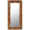 vidaXL Wall Mirror Solid Reclaimed Wood 23.6"x47.2"